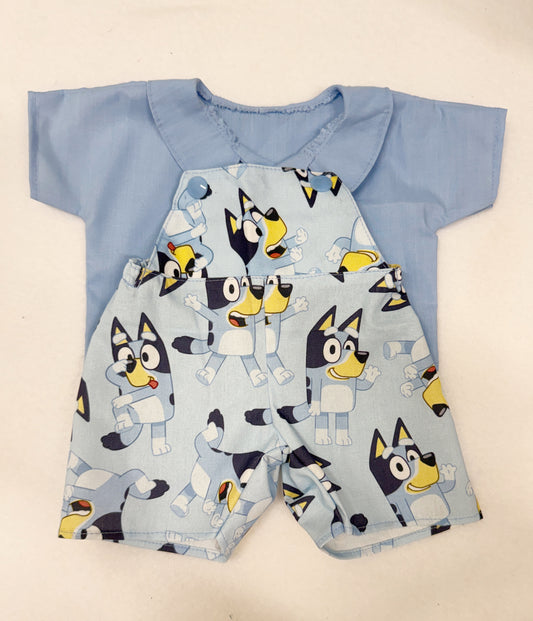 Bluey Shortie Overalls