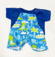 Rawr Dinosaurs Shortie Overalls