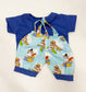 Flying Animals Shortie Overalls