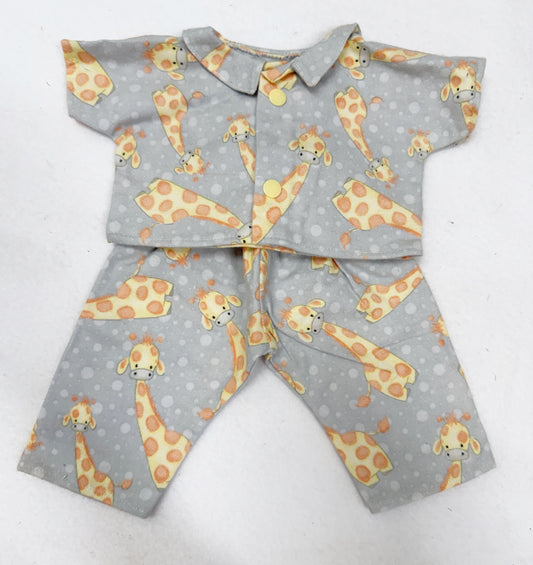 Grey Giraffe Pajamas