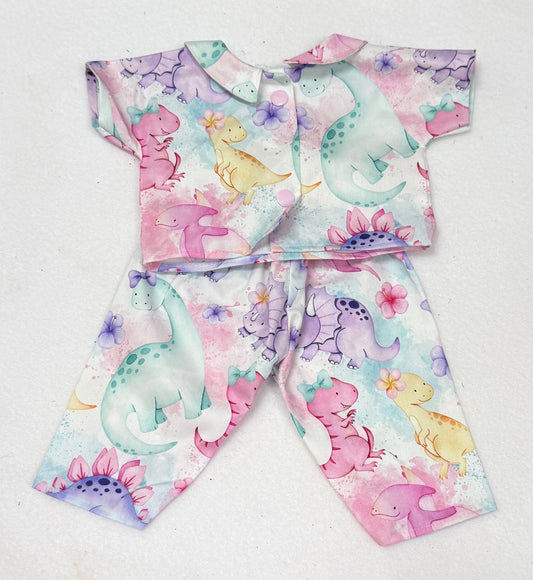 Pink Dinosaurs Pajamas