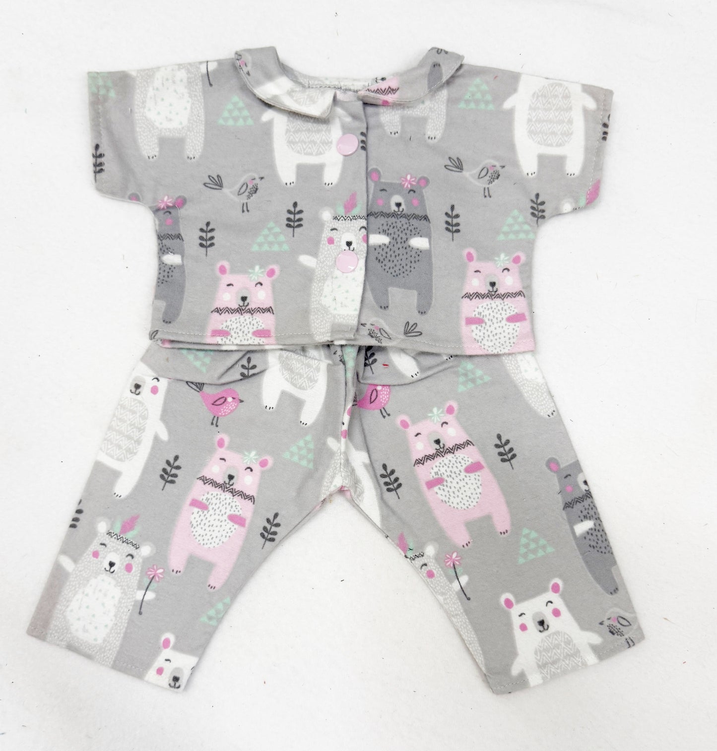 Woodland Pink Bears Pajamas