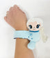 Light Blue Ice Princess Slap Band Bracelet