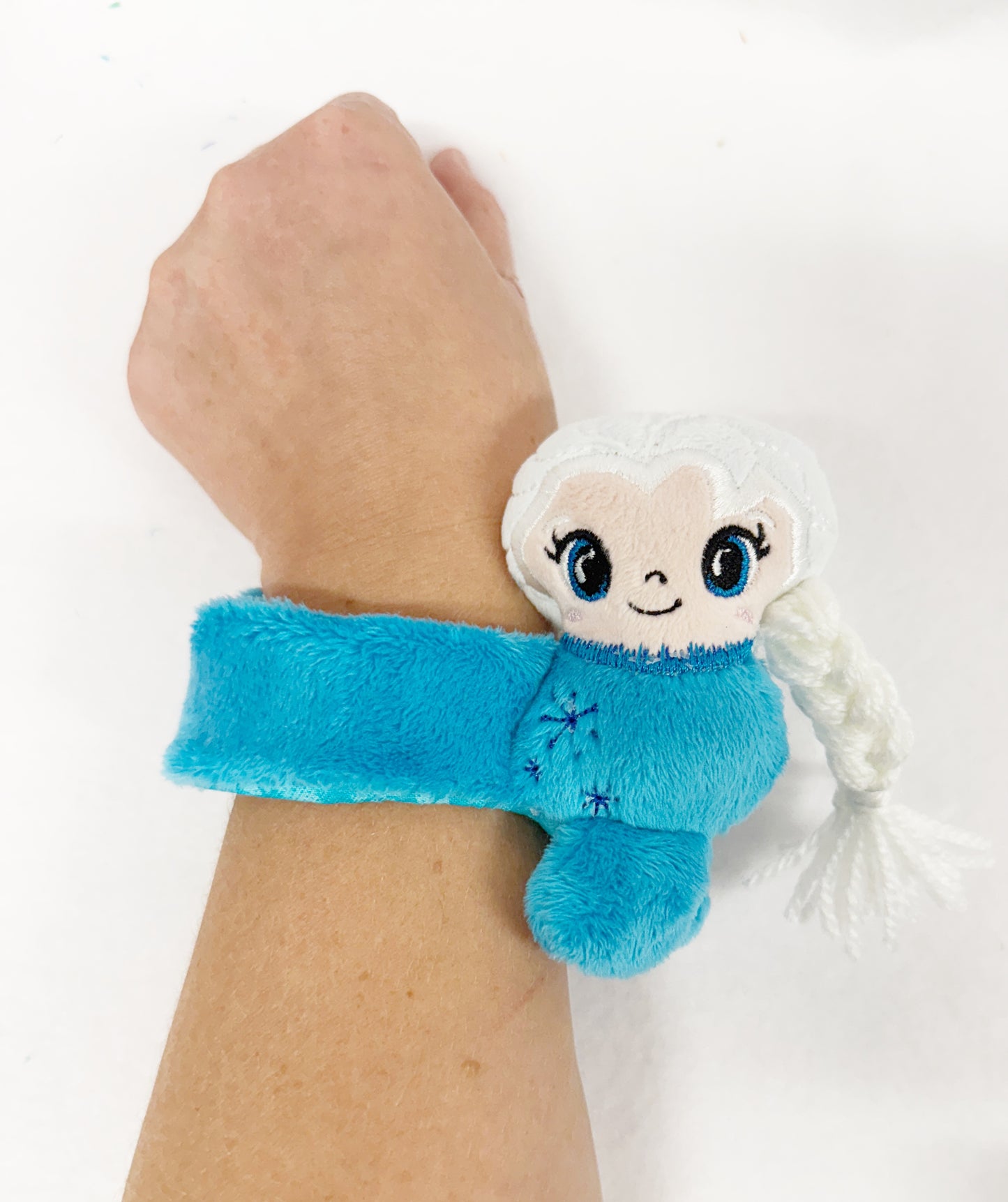 Blue Ice Princess Slap Band Bracelet