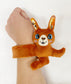 Rust Kangaroo Slap Band Bracelet