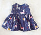 Navy Llamas Dress