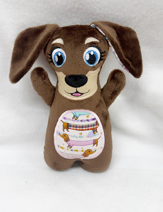 Medium Huggable Daschund Stuffie
