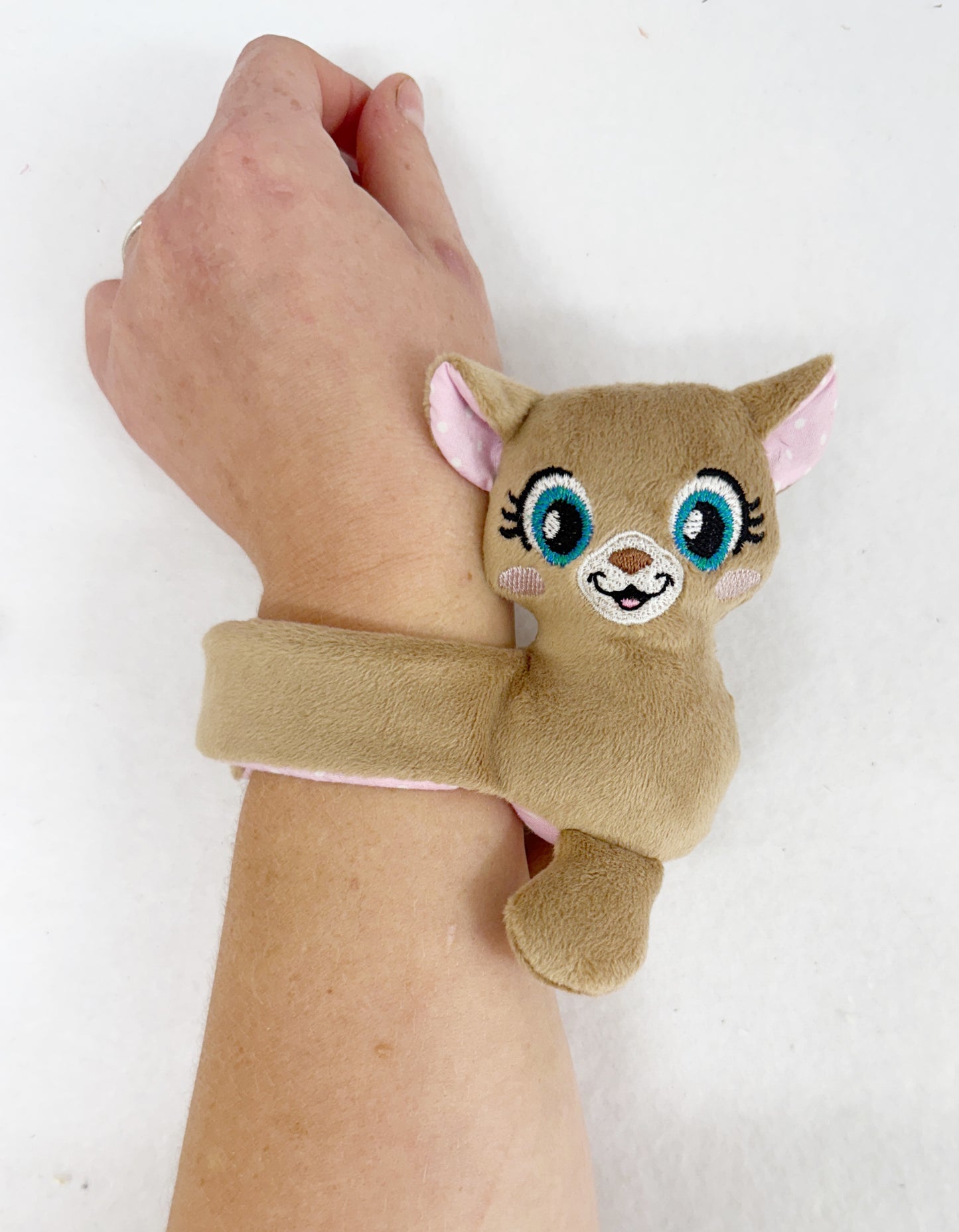 Brown Bear Slap Band Bracelet