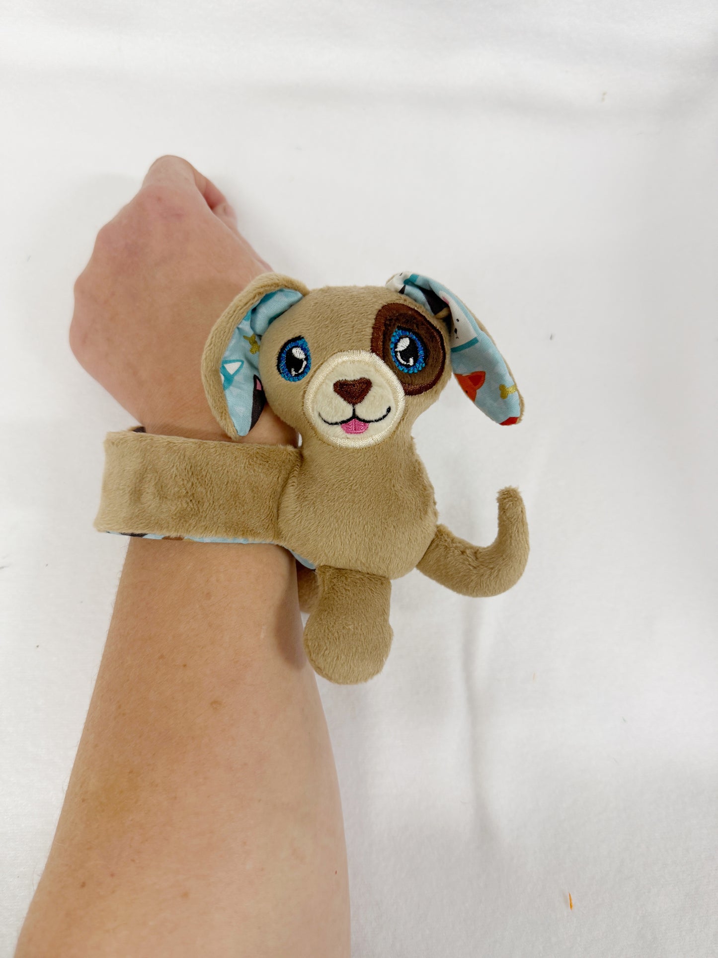 Brown Puppy Slap Band Bracelet