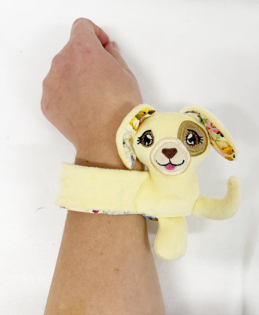 Lemon Puppy Slap Band Bracelet