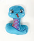 Large Blue Snake Stuffie