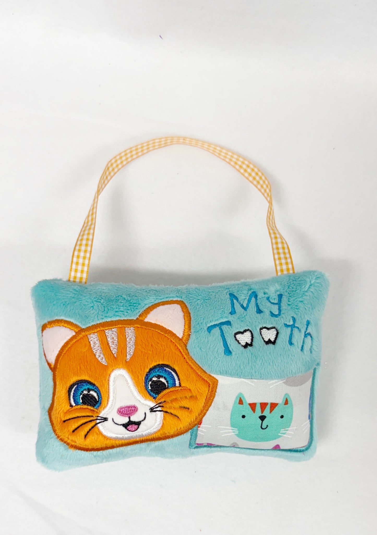 Small Orange Cat Tooth Fairy Pillow