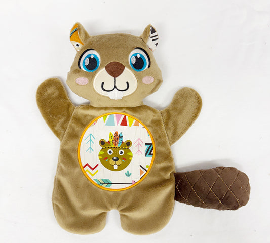 Large Boy Beaver Flat Body Lovey