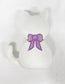 Large White Kitty Silhouette Stuffie