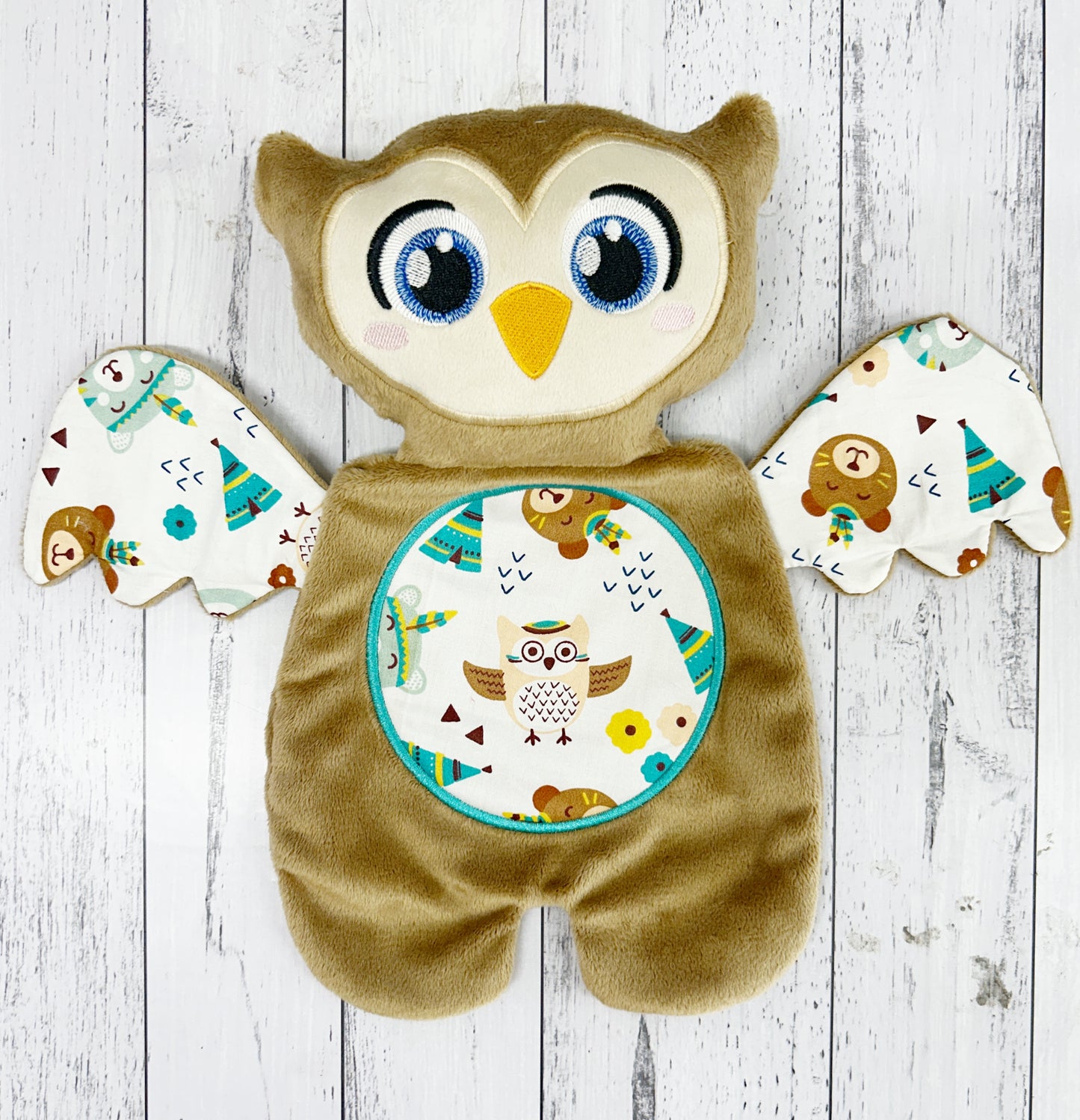 Large Owl Flat Body Lovey