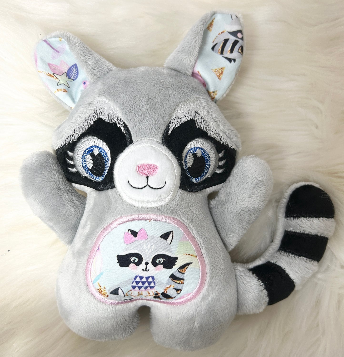 Large Huggable Raccoon Stuffie