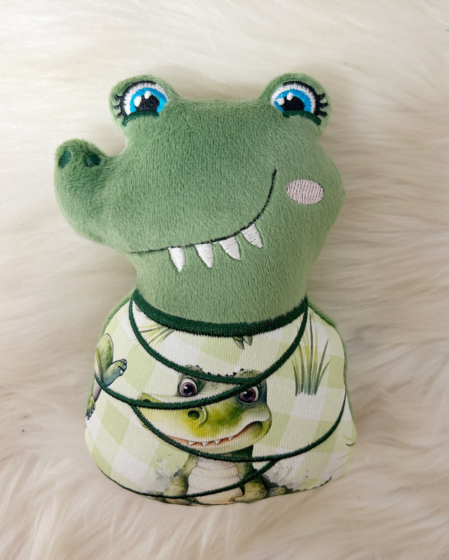 Medium Swaddle Crocodile Stuffie