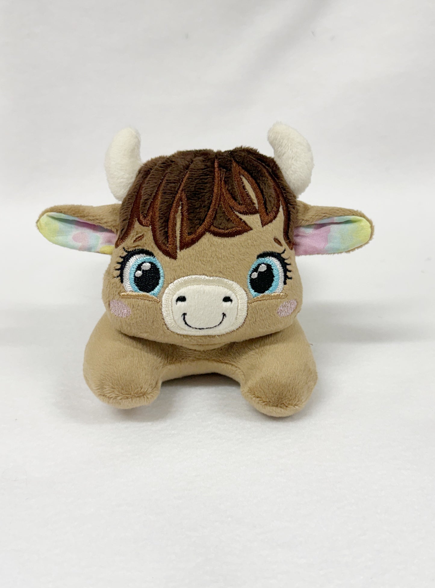 Medium Highland Cow Tummy Time Buddy