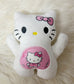 Large Huggable White Kitty Stuffie