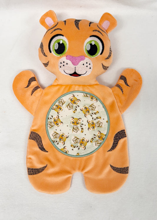 Small Tiger Flat Body Lovey