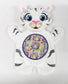 Large White Tiger Flat Body Lovey