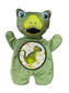 Medium Green T-Rex Flat Body Lovey