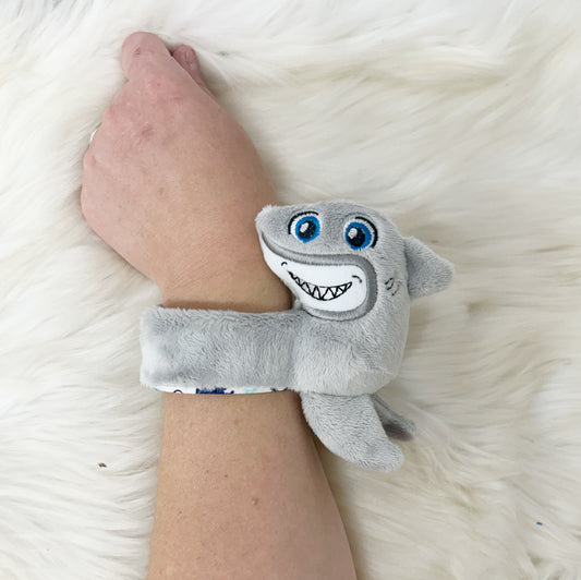Grey Shark Slap Band Bracelet