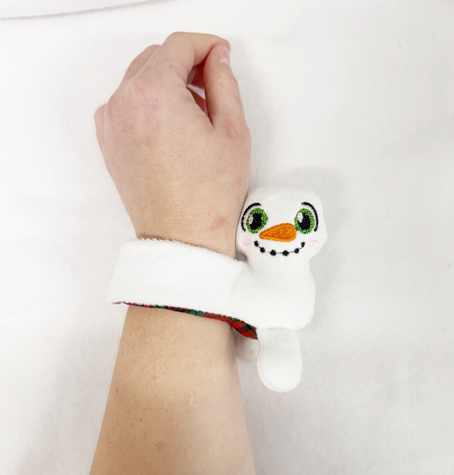 Boy Snowman Slap Band Bracelet