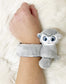 Grey Lamb Slap Band Bracelet