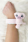 Pink Pig Slap Band Bracelet