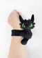 Black Night Dragon Slap Band Bracelet