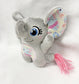 Medium Elephant with 3D trunk Stuffie