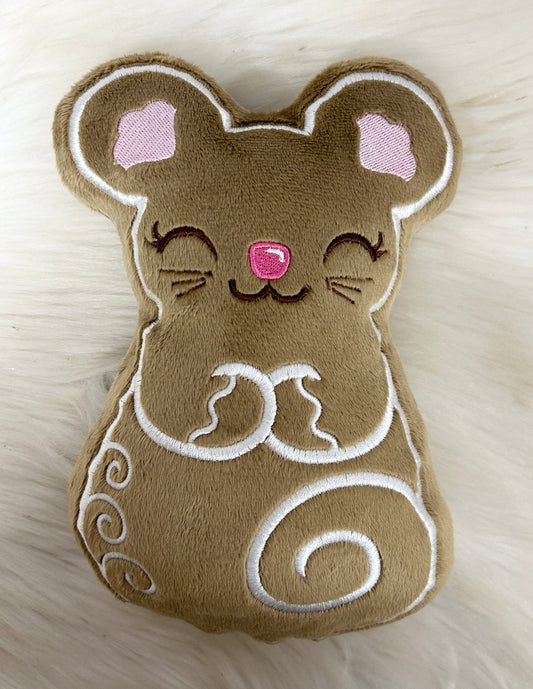Large Gingerbread Mouse Stuffie