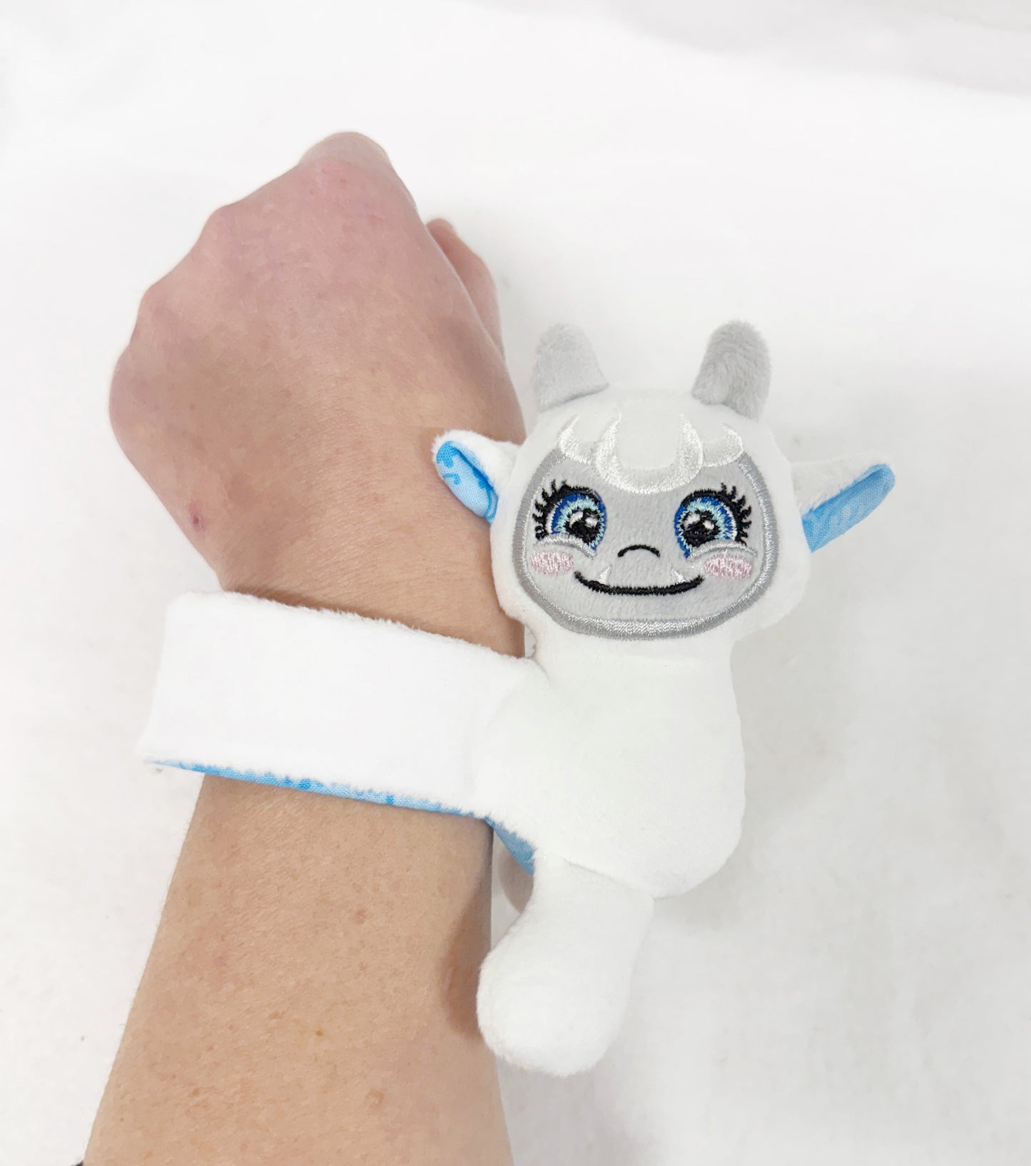 White Yeti Slap Band Bracelet