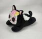 Medium Sugar Skull Kitty Tummy Time Stuffie