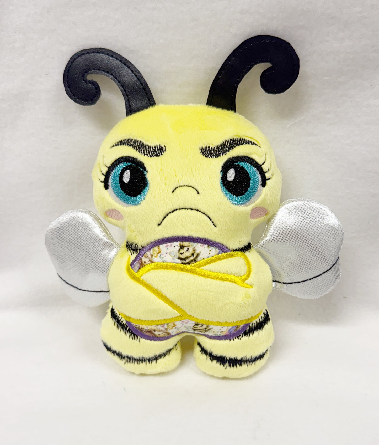 Large Bee Bad Mood Brigade Stuffie