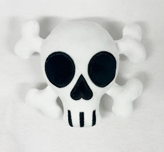 Medium Skulls and Crossbones Stuffie