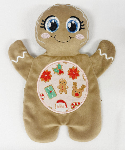 Medium Gingerbread Flat Body Lovey