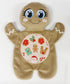 Medium Gingerbread Flat Body Lovey