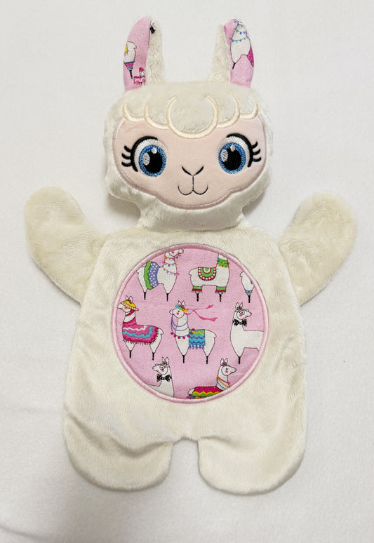 Large Llama Flat Body Lovey