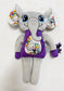 Large Elephant Rag Doll Stuffie