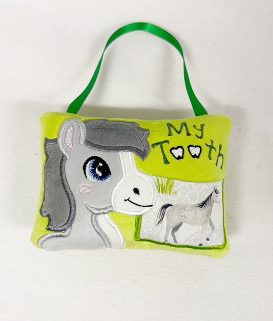 Small Horse Tooth Fairy Pillow