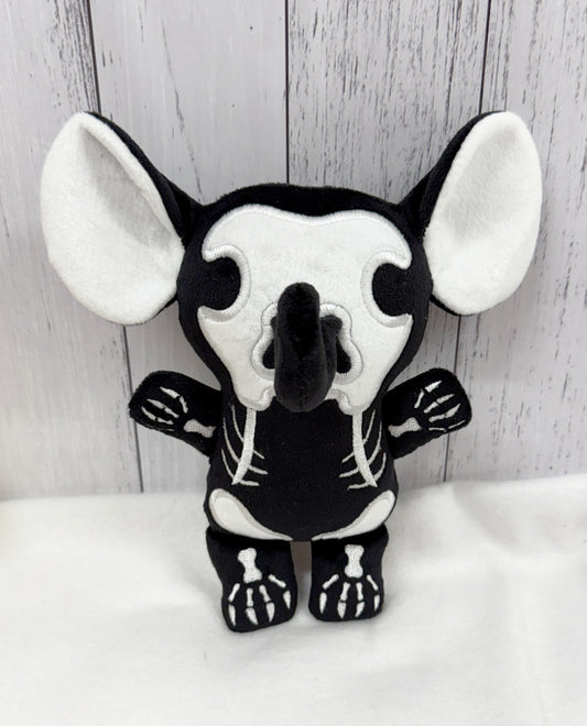 Medium Skelly Elephant Stuffie