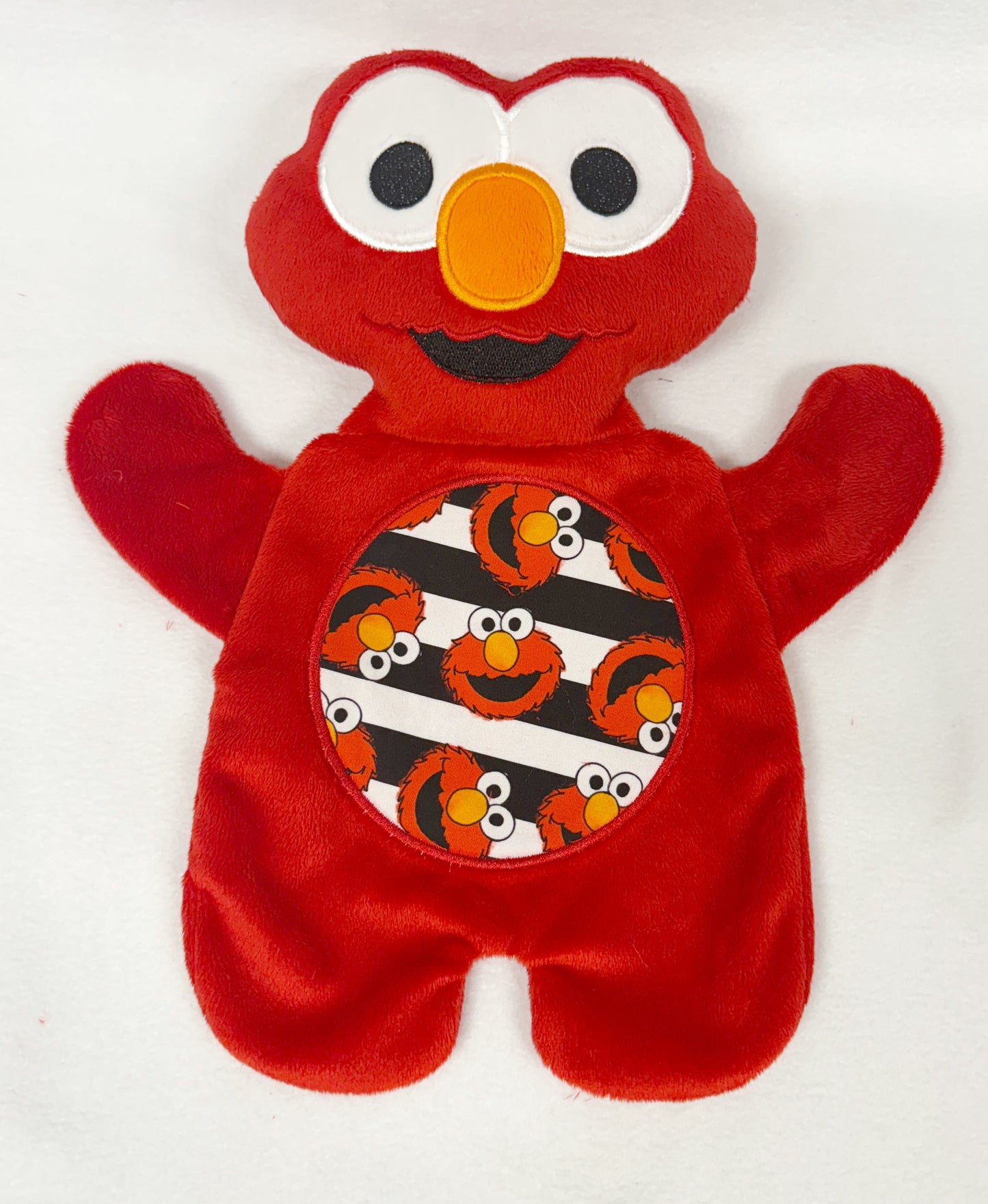 Large Red Monster Flat Body Lovey