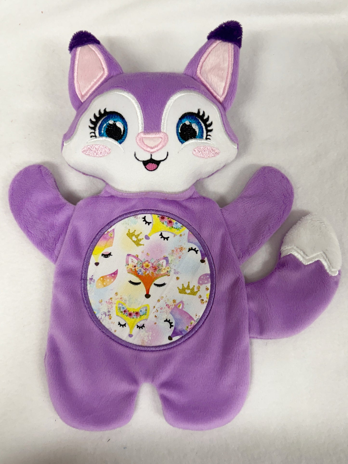 Small Girl Fox Flat Body Lovey