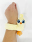 Pale Yellow Chick Slap Band Bracelet