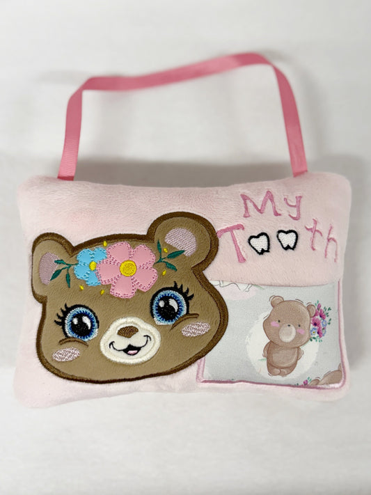 Large Bear Tooth Fairy Pillow