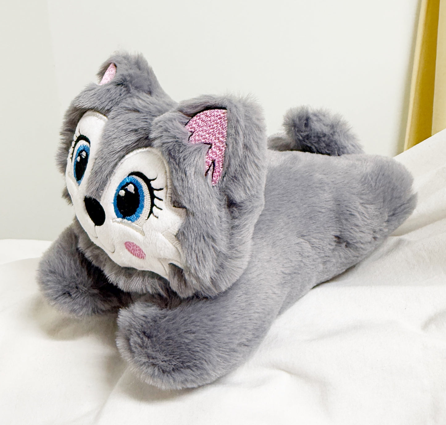 Large Wolf Tummy Time Buddy
