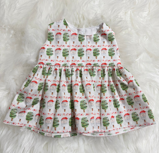 Mini Santa Tree Christmas Dress