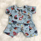 Blue Aussie Christmas Shortie PJs